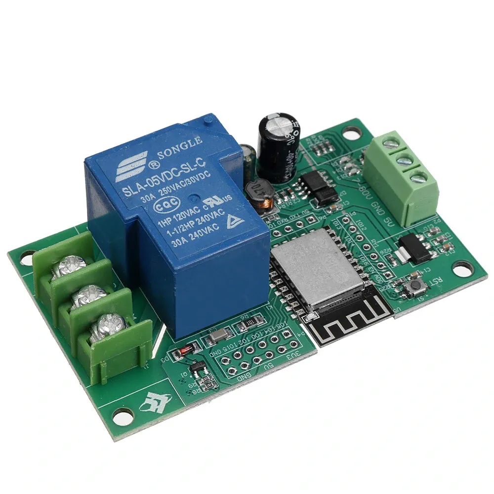 ESP-12F 5V/7-28V 1 Channel 30A
