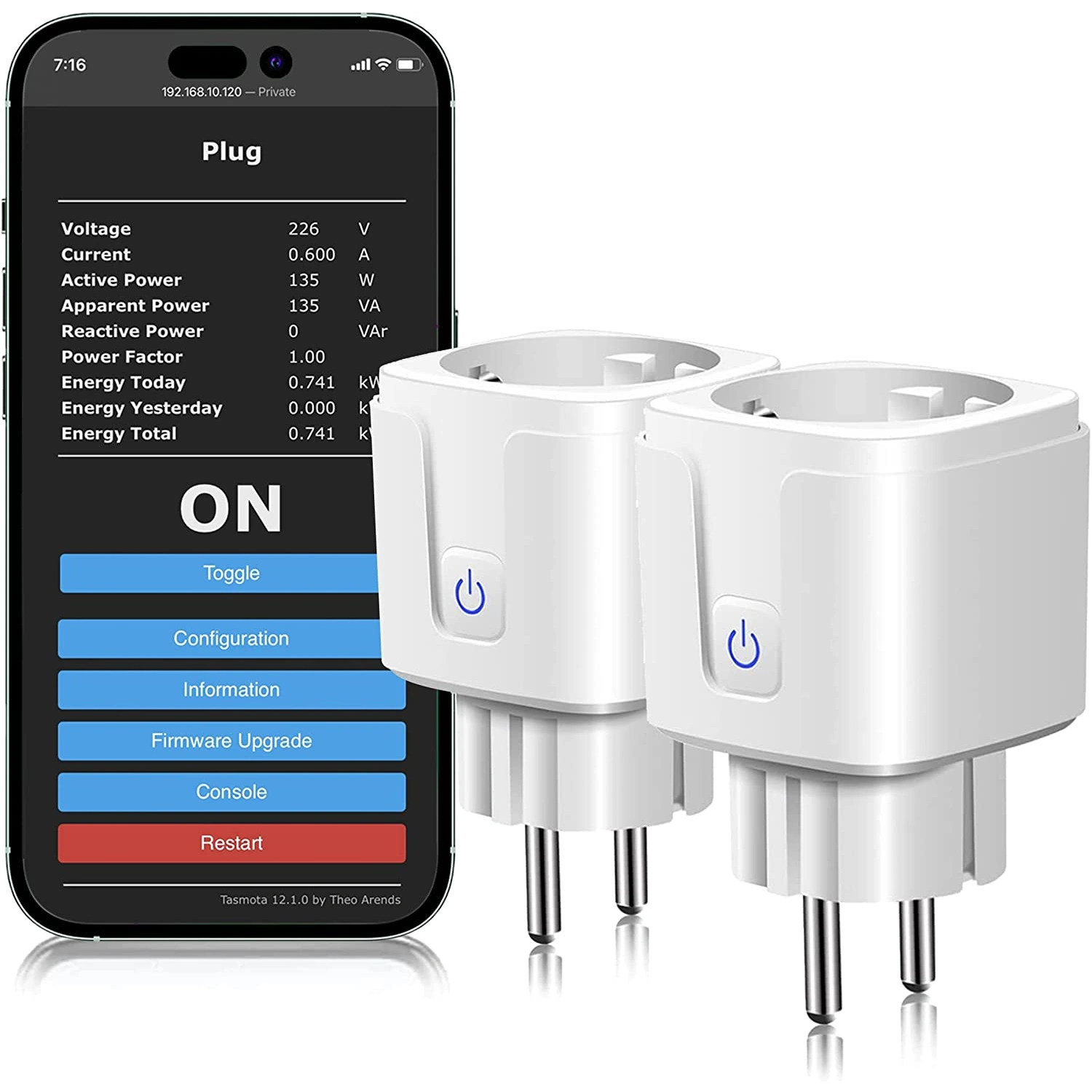 CurrySmarter 16A Power Monitoring